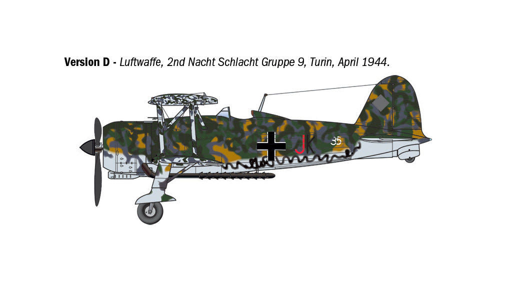 Italeri 1:48 FIAT CR.42 Falco Assault/Night Fighter - 2842