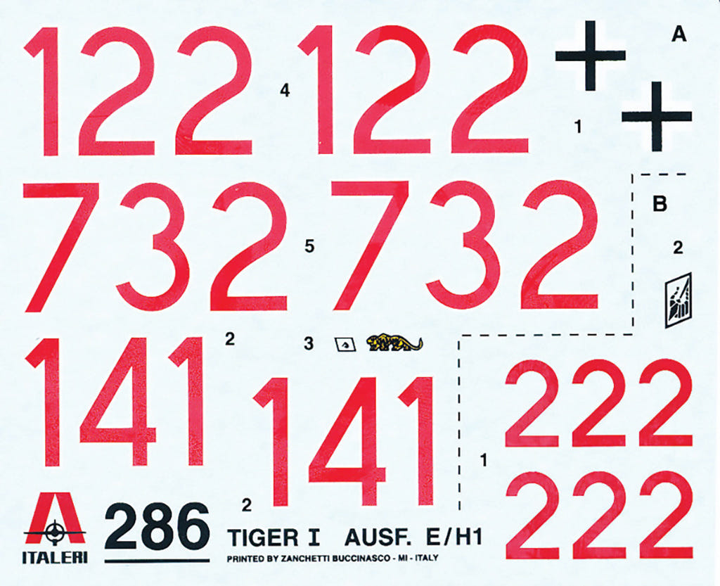 Italeri 1:35 Tiger I Ausf. E/H1 - 286