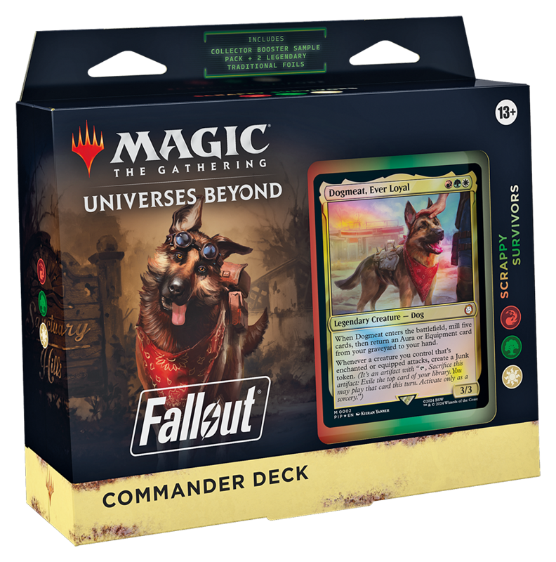 Magic The Gathering: Fallout Commander Decks - Release Date 8/3/24 - Loaded Dice Barry Vale of Glamorgan CF64 3HD