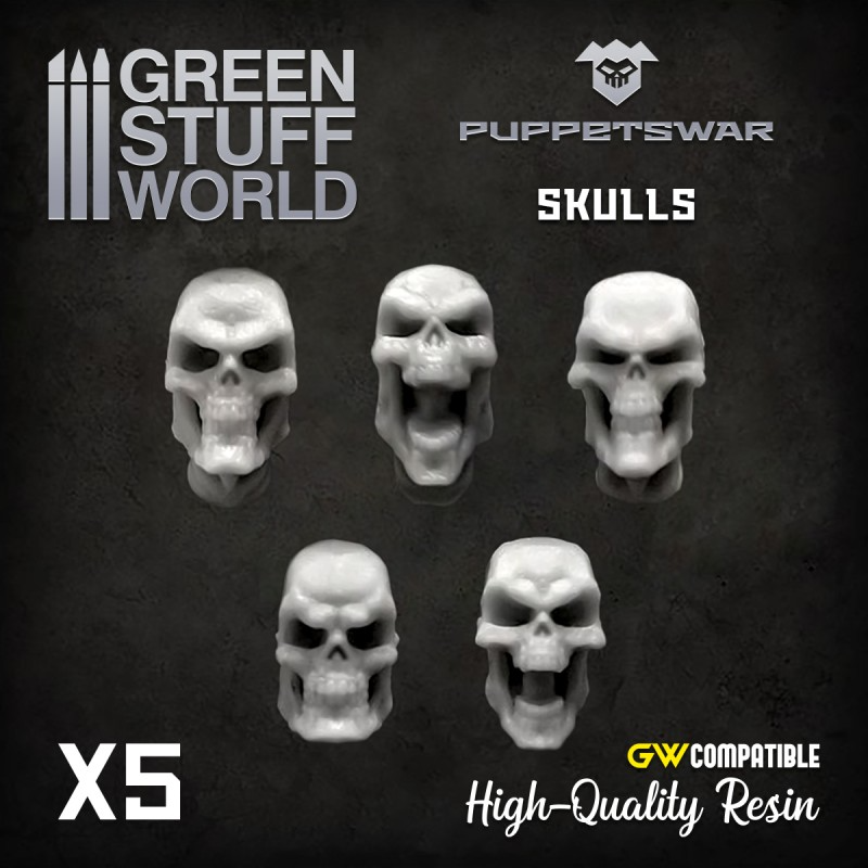 Green Stuff World Skulls - Loaded Dice Barry Vale of Glamorgan CF64 3HD