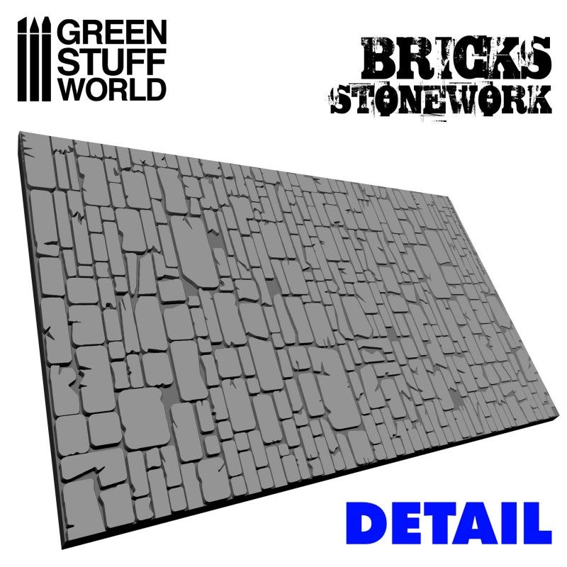 Green Stuff World Rolling Pin Bricks - Loaded Dice Barry Vale of Glamorgan CF64 3HD