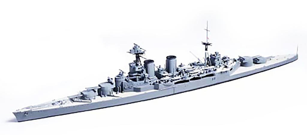 Tamiya 1:700 BC Hood & E Class Destroyer - 31806