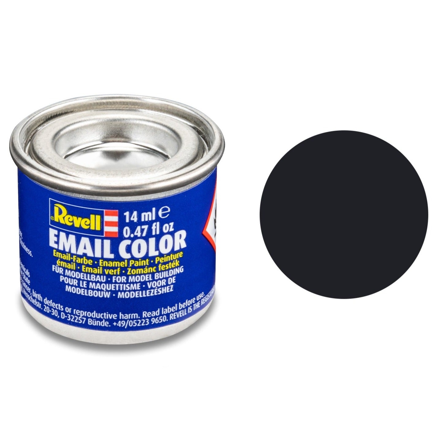 Revell Matt "Black" (RAL 9011) Enamel Paint - 14ml - 32108 - Loaded Dice Barry Vale of Glamorgan CF64 3HD