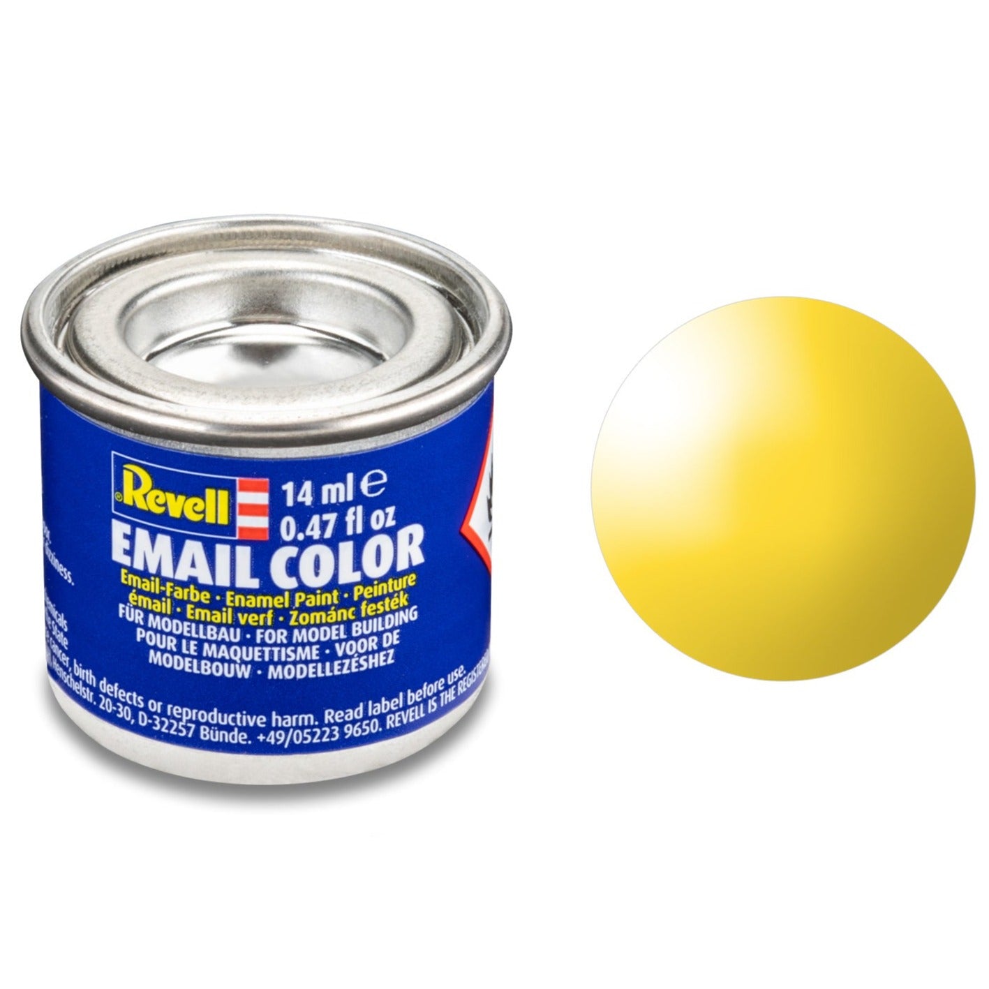 Revell Gloss "Yellow" (RAL 1018) Enamel Paint - 14ml - 32112 - Loaded Dice Barry Vale of Glamorgan CF64 3HD