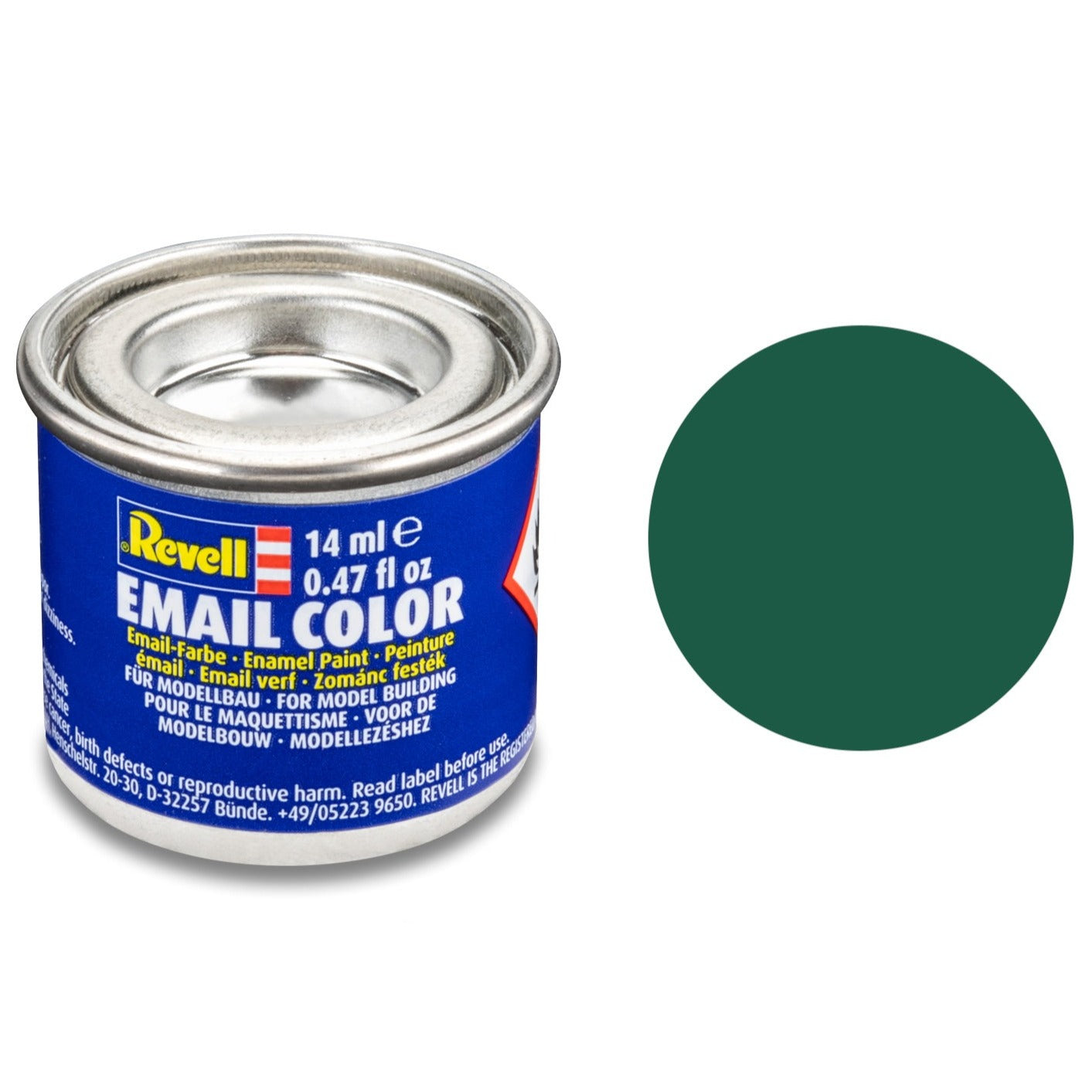 Revell Matt "Dark Green" Enamel Paint - 14ml - 32139 - Loaded Dice Barry Vale of Glamorgan CF64 3HD