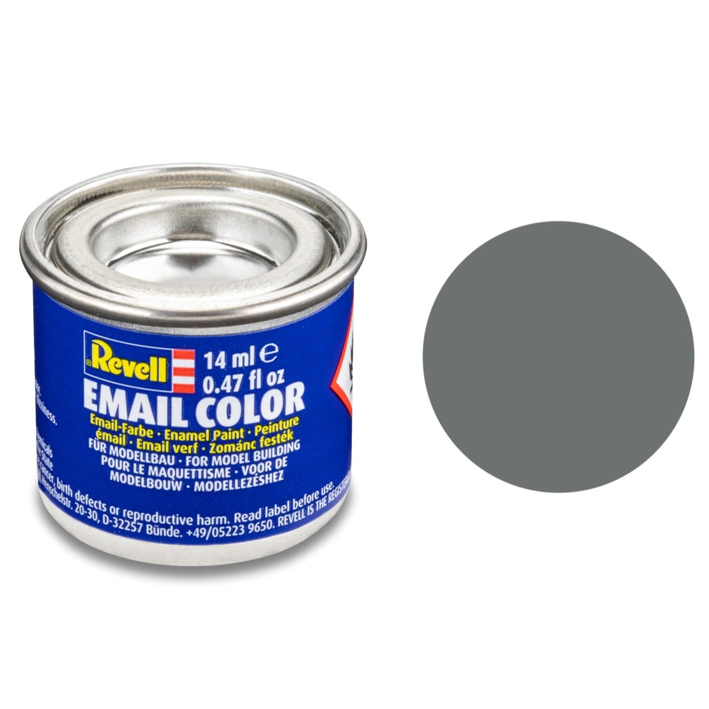 Revell Matt "Mouse Grey" (RAL 7005) Enamel Paint - 14ml - 32147 - Loaded Dice Barry Vale of Glamorgan CF64 3HD