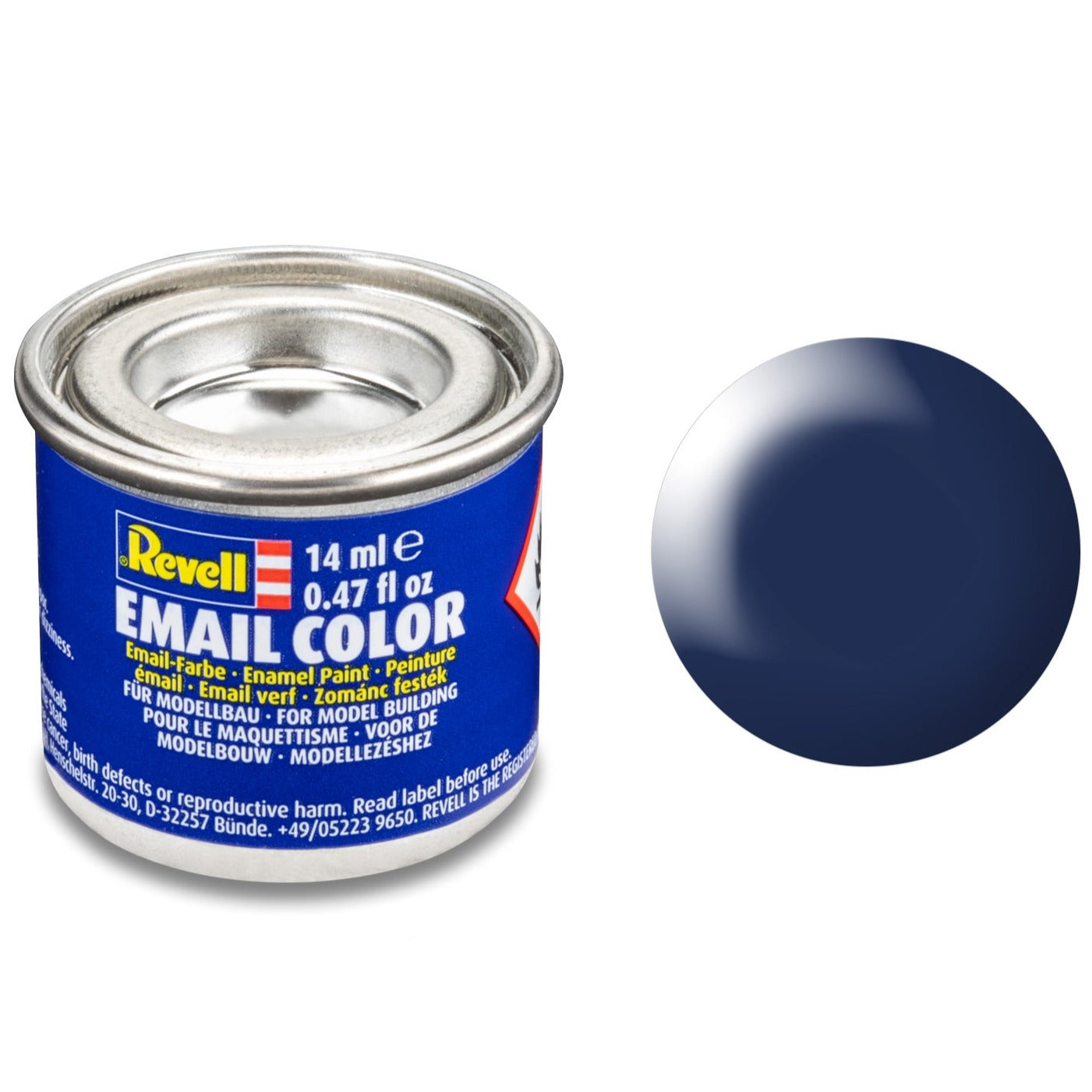 Revell Silk "Lufthansa-Blue" (RAL 5013) Enamel Paint - 14ml - 32350 - Loaded Dice Barry Vale of Glamorgan CF64 3HD