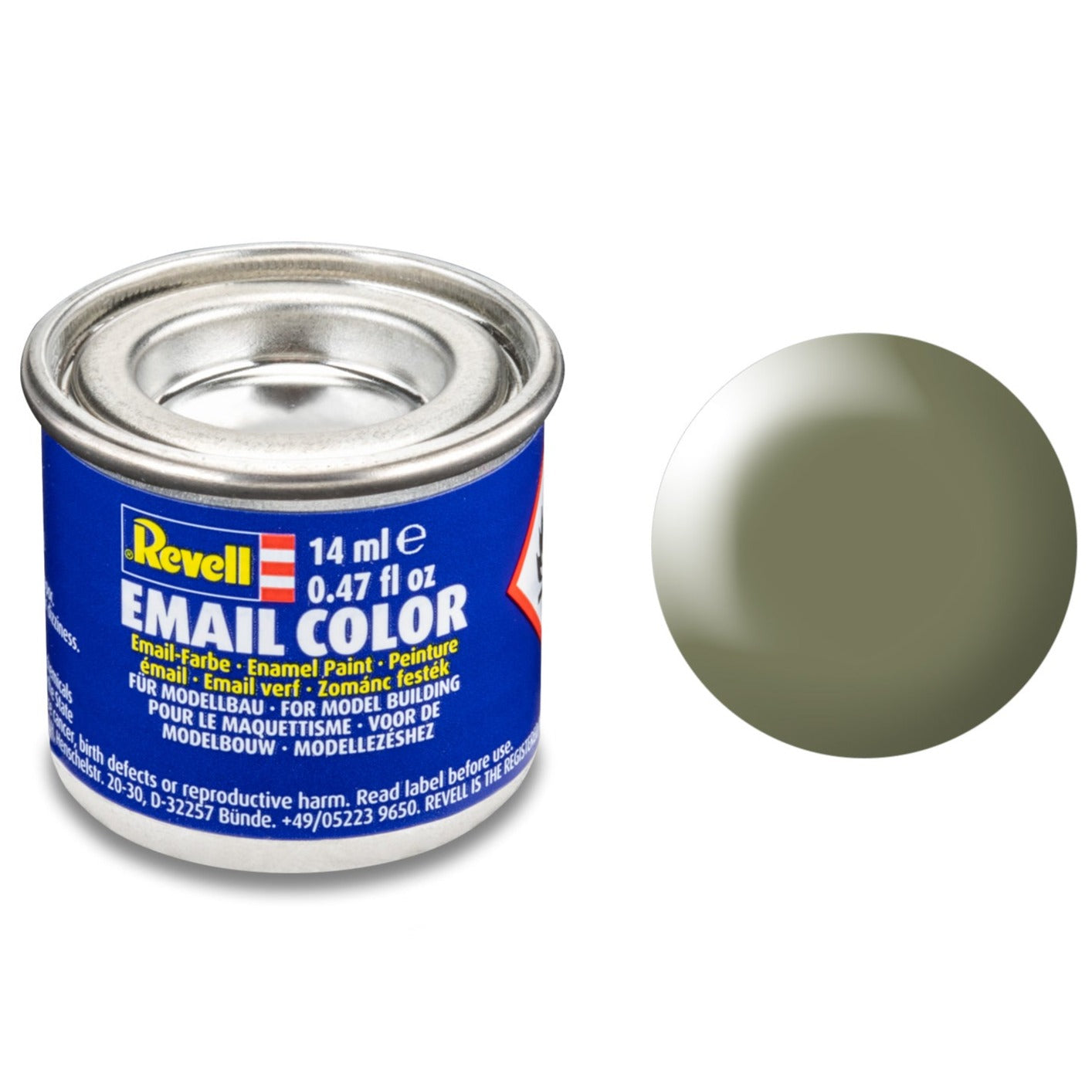 Revell Silk "Greyish Green" (RAL 6013) Enamel Paint - 14ml - 32362 - Loaded Dice Barry Vale of Glamorgan CF64 3HD