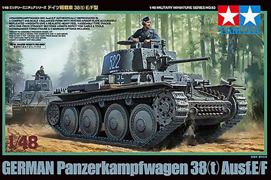 Tamiya 1:48 German Panzer 38(T) Ausf.E/F - 32583