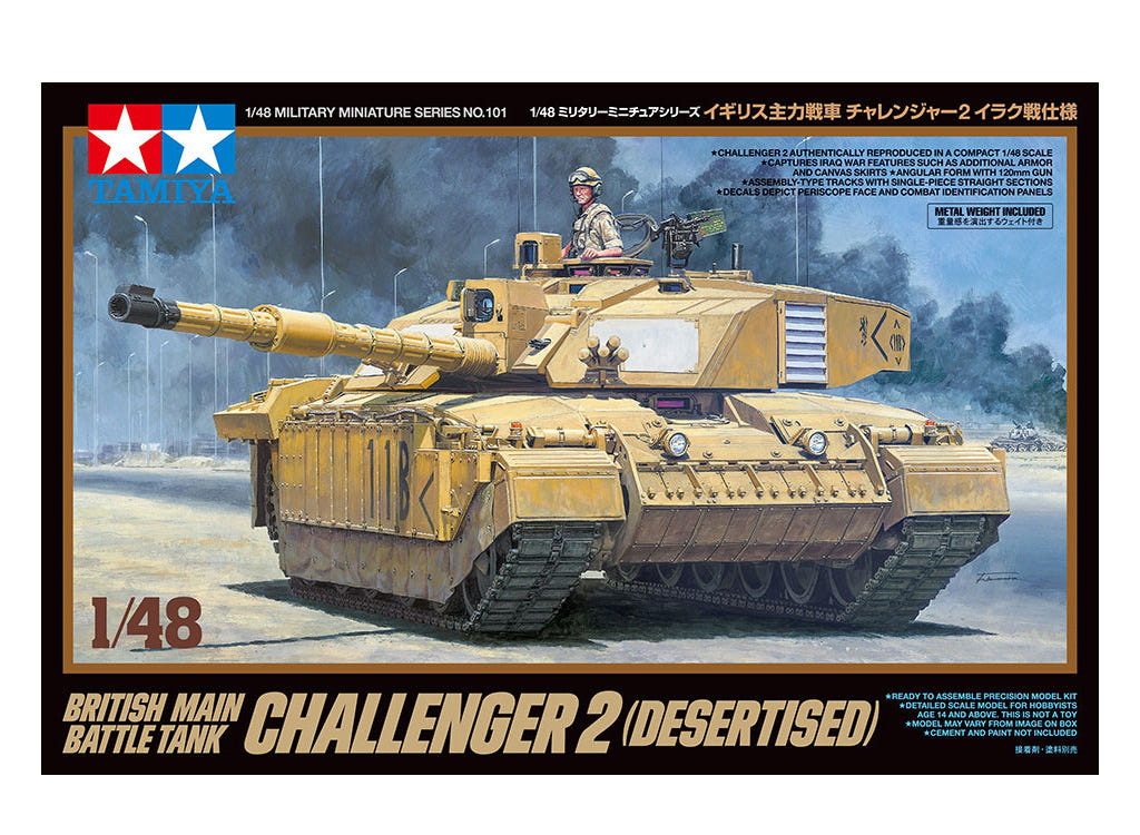 Tamiya 1:48 British Tank Challenger 2 (Desertised) - 32601