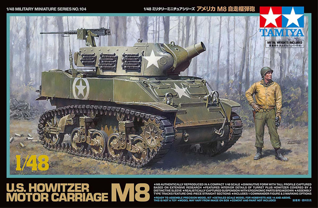 Tamiya 1:48 Howitzer Motorcarriage M8 - 32604