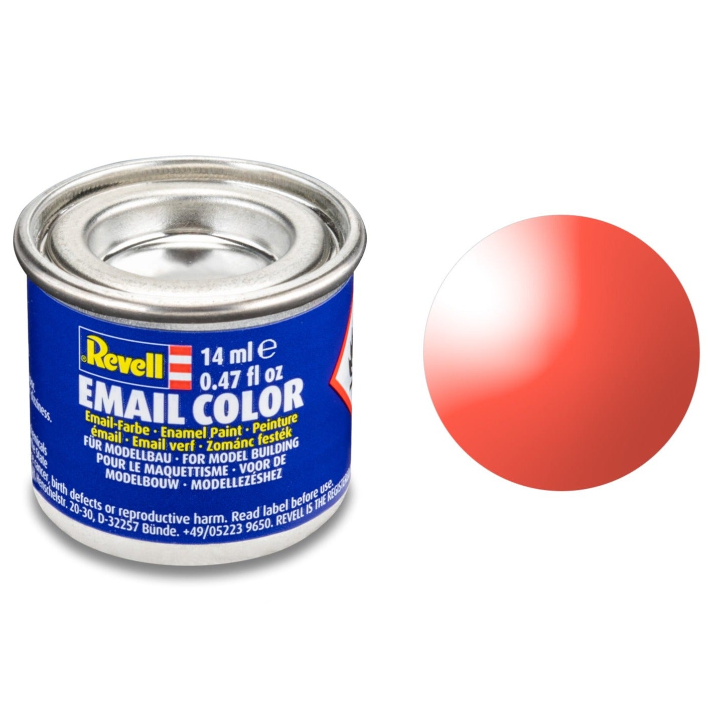 Revell "Clear Red" Enamel Paint - 14ml - 32731 - Loaded Dice Barry Vale of Glamorgan CF64 3HD