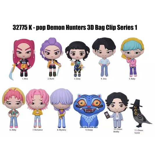 K-Pop Demon Hunters Series 1 Bag Clips - Loaded Dice