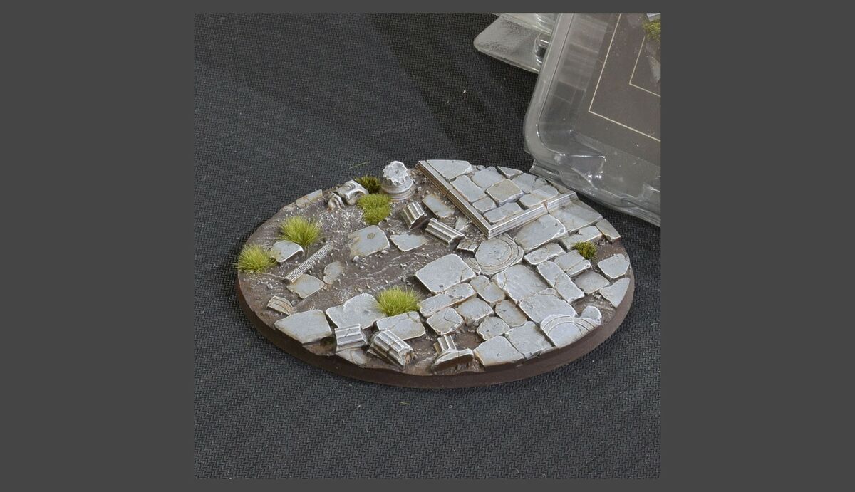 Gamers Grass Battle Ready Bases - Temple Oval 120mm (x1) - Loaded Dice