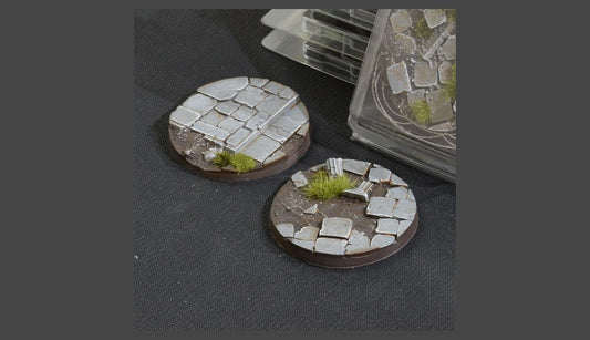 Gamers Grass Battle Ready Bases Temple Round 60mm (x2) - Loaded Dice