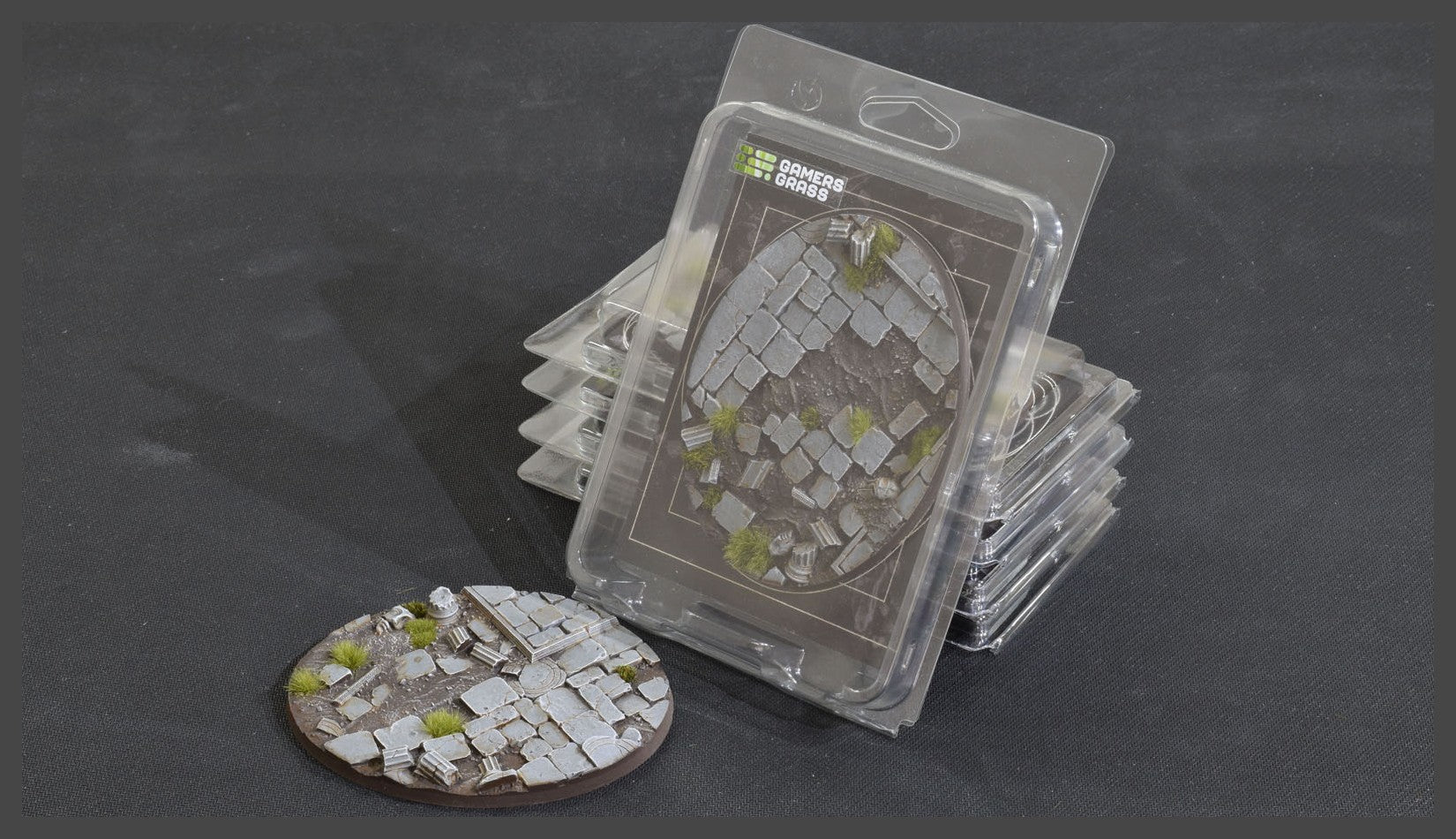 Gamers Grass Battle Ready Bases - Temple Oval 120mm (x1) - Loaded Dice