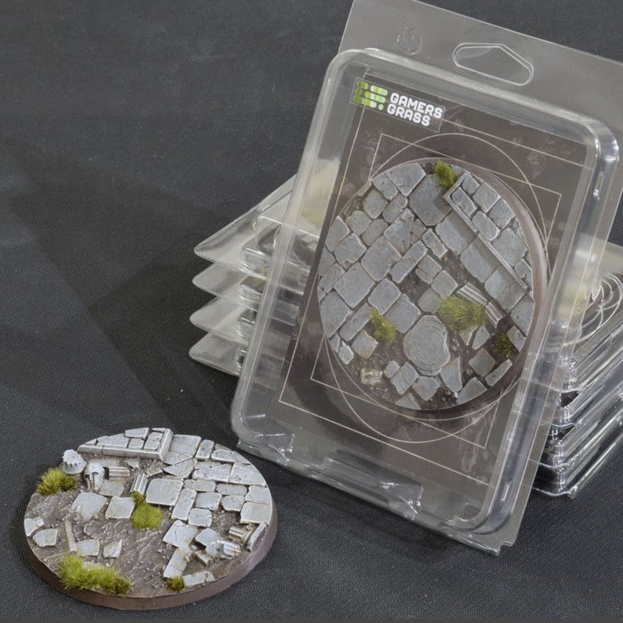 Gamers Grass Battle Ready Bases Temple Round 100mm (x1) - Loaded Dice