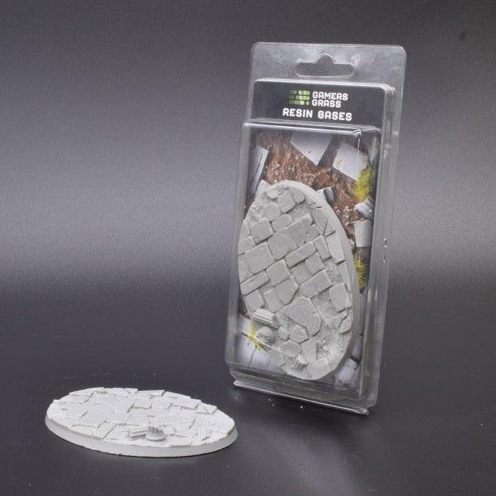 Gamers Grass Resin Bases Temple Oval 105mm (x1) - Clearance Special Offer - Loaded Dice