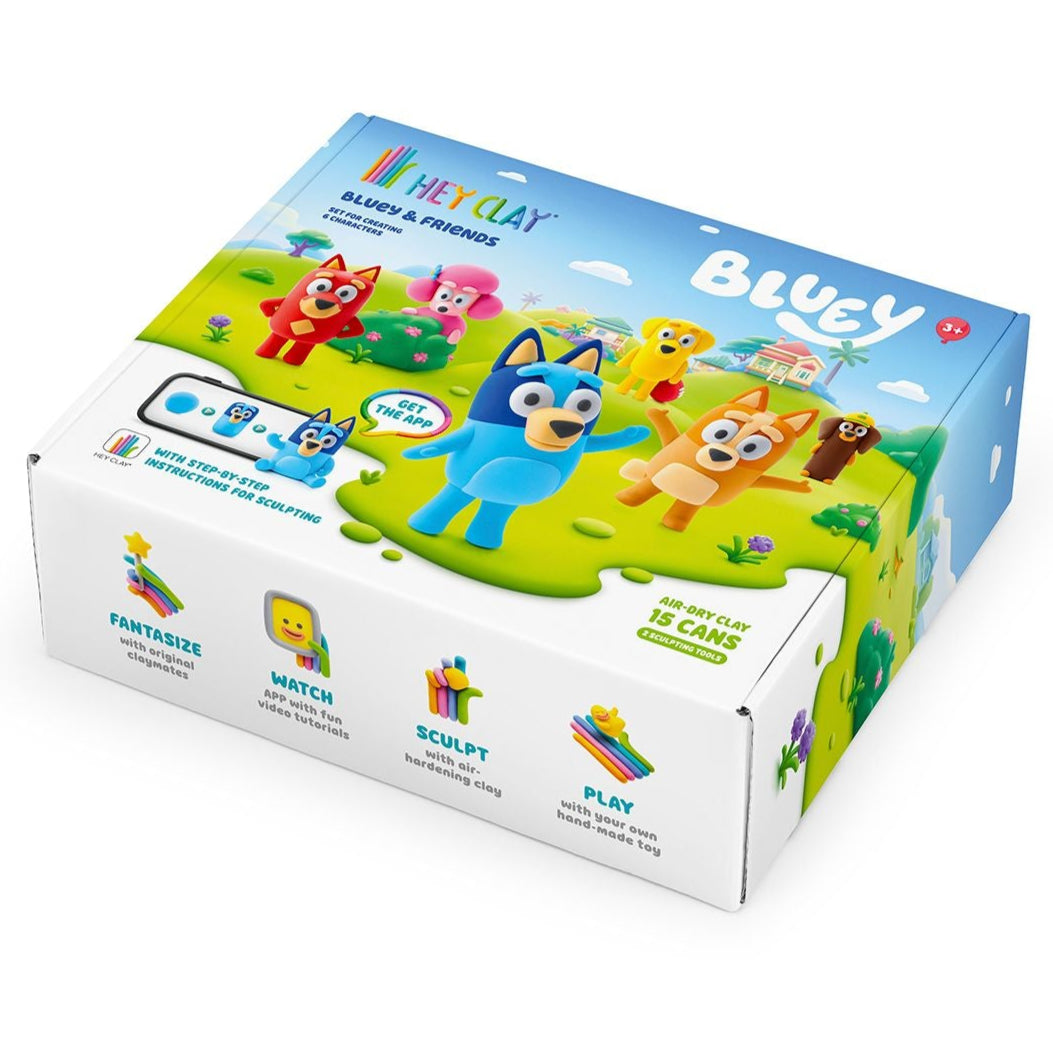 Hey Clay Bluey & Friends (15 Cans) - Loaded Dice