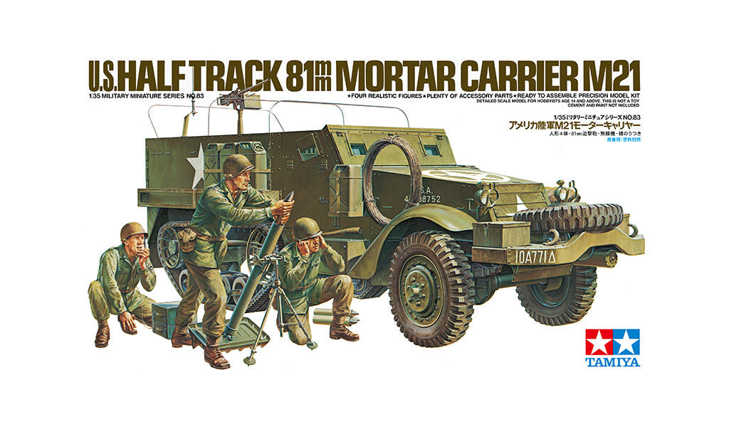 Tamiya 1:35 U.S. Mortar Carrier M21 - 35083