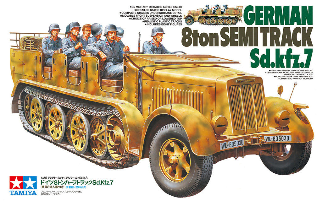 Tamiya 1:35 German Sd.Kfz.7 - 35148