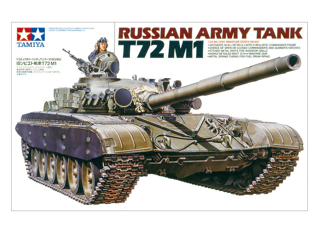 Tamiya 1:35 Russian Army Tank T72M1 - 35160