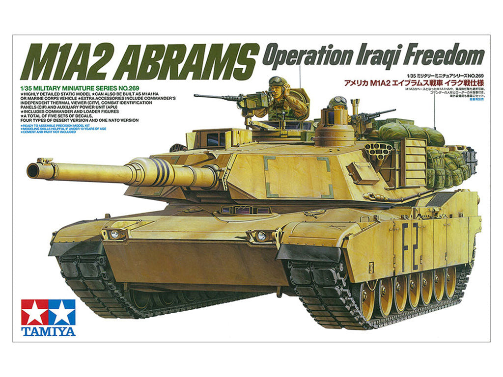 Tamiya 1:35 M1A2 Abrams Tank Operation Iraqi Freedom - 35269
