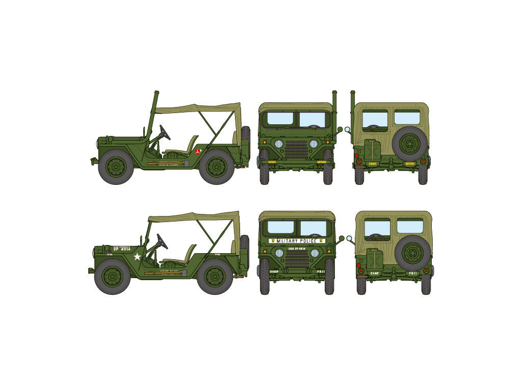 Tamiya 1:35 U.S. Utility Truck M151A1 Jeep "Vietnam War" - 35334