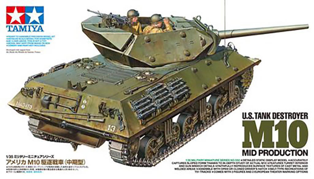 Tamiya 1:35 US Tank Destroyer M10 Mid Prod - 35350