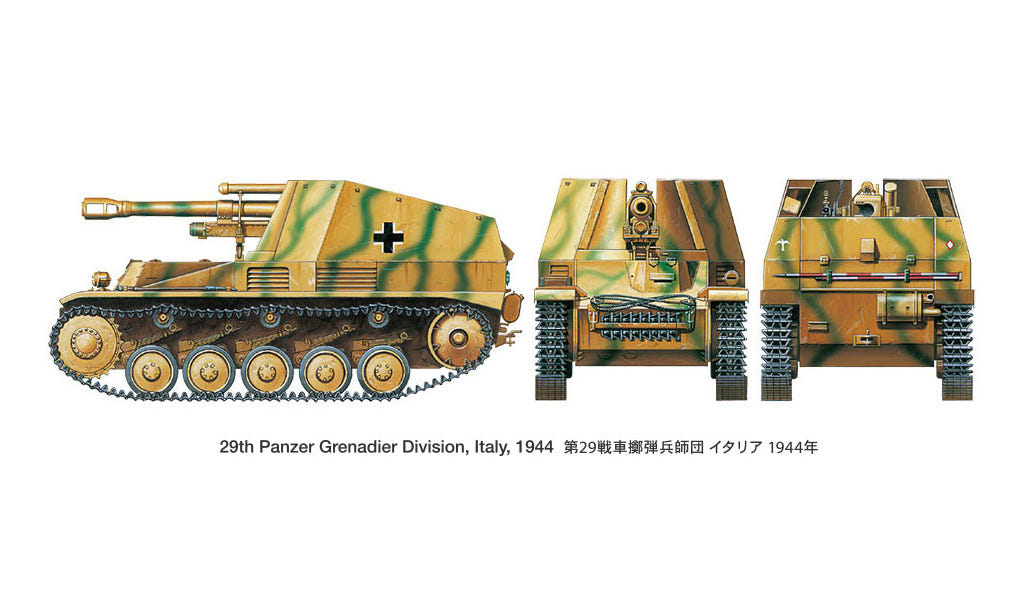 Tamiya 1:35 German Self-Propelled Howitzer Wespe "Italian Front" - 35358