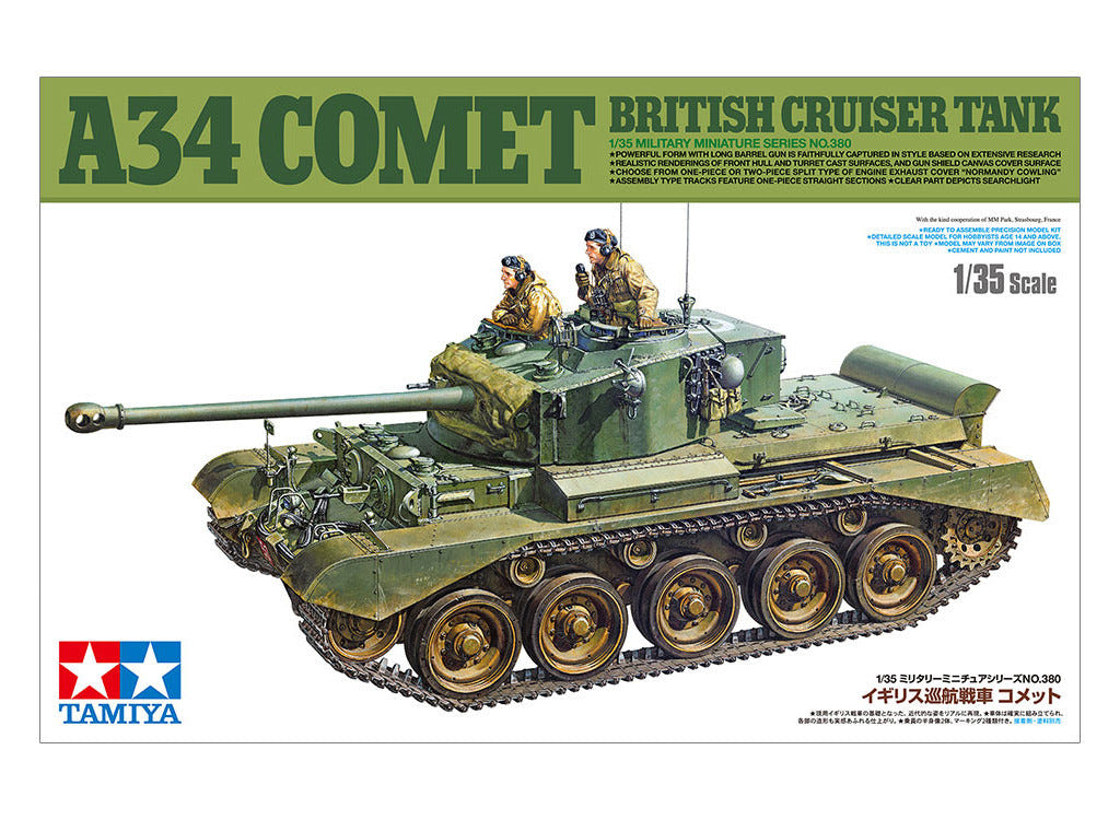 Tamiya 1:35 British Cruiser Tank A34 Comet - 35380