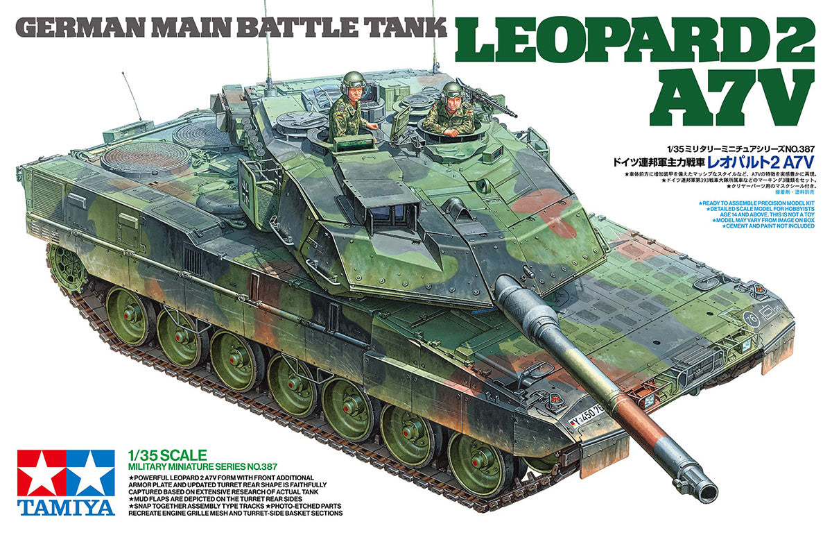 Tamiya 1:35 Leopard 2 A7V - 35387 - Loaded Dice