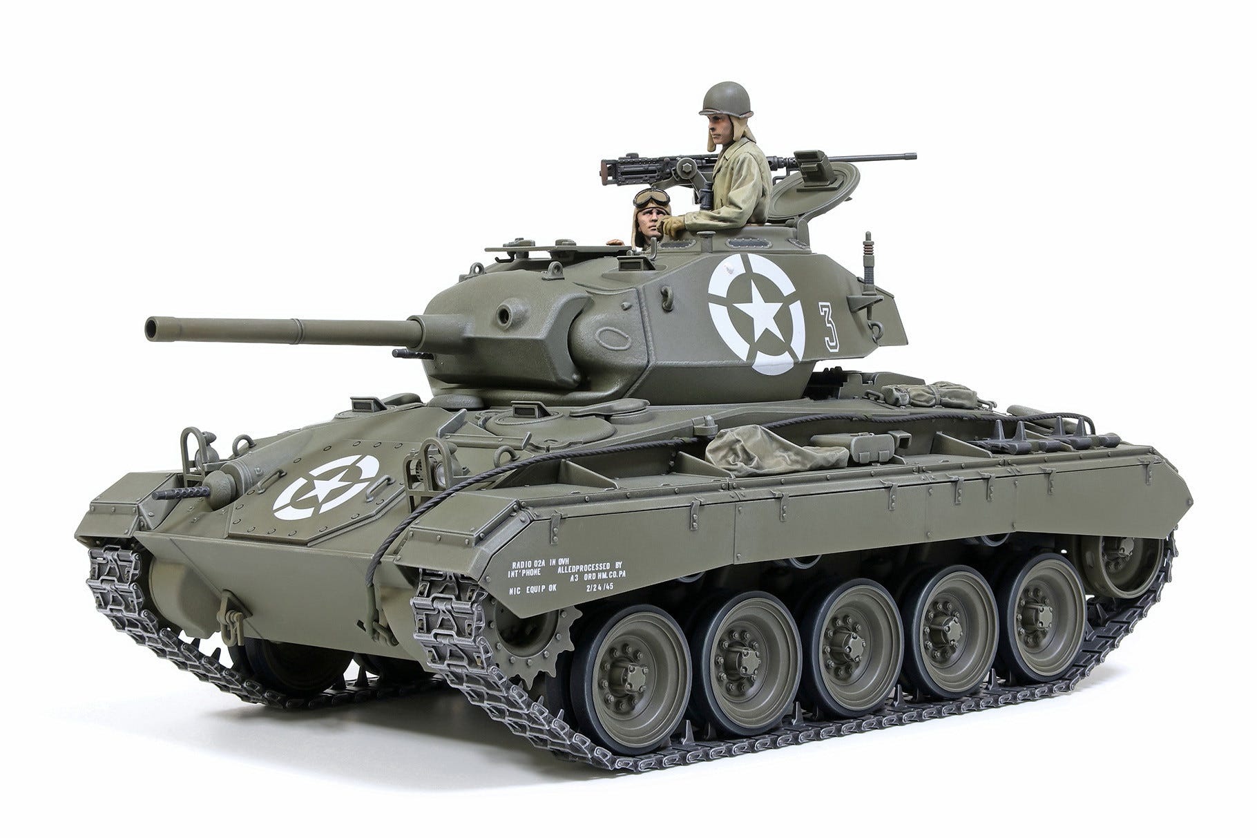 Tamiya 1:35 U.S. Light Tank M24 Chaffee European Theatre - 35391