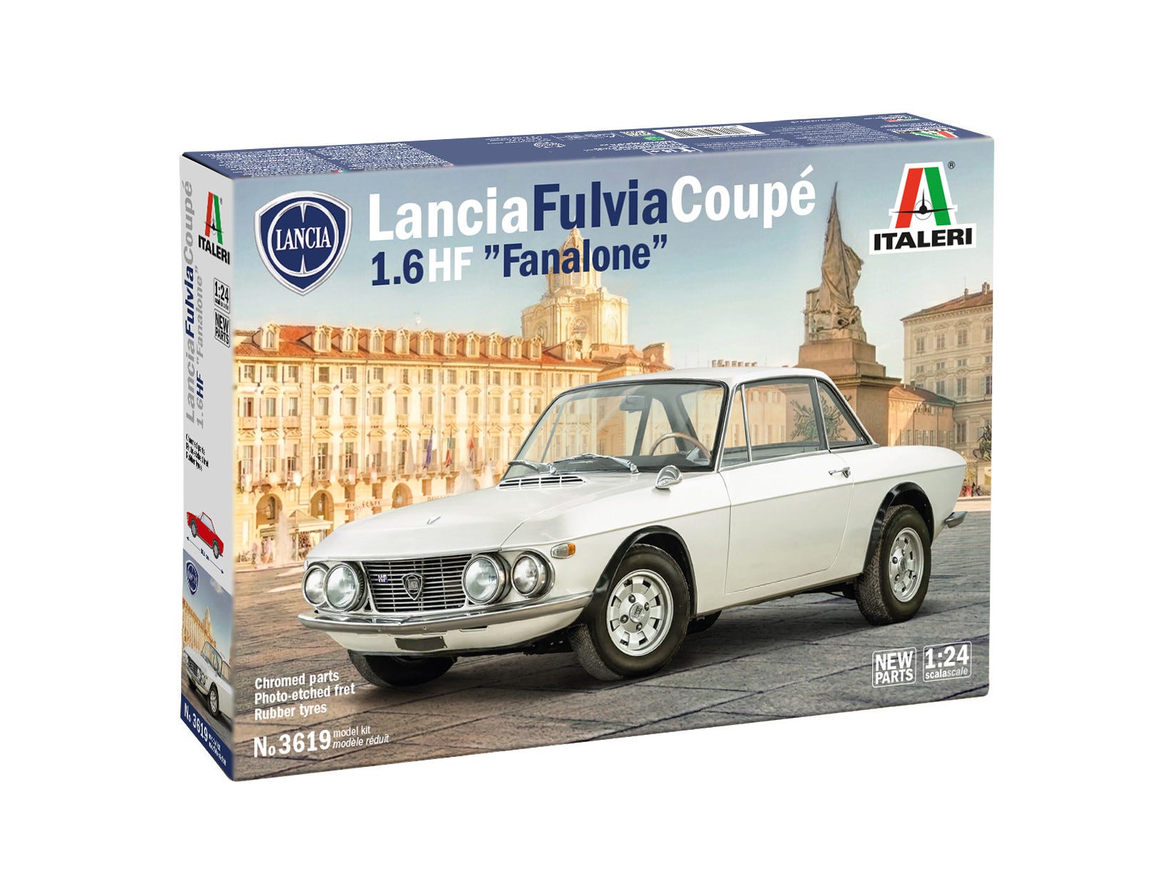 Italeri 1:24 Lancia Fulvia Coupé 1.6 HF ‘Fanalone’ - 3619