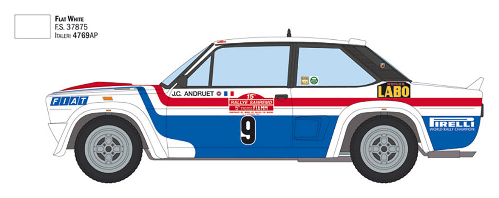 Italeri 1:24 Fiat 131 Abarth 1977 San Remo Rally - 3621