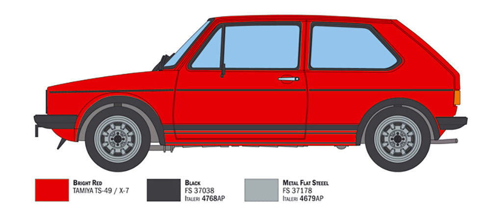 Italeri 1:24 VW Golf Gti Rabbit - 3622