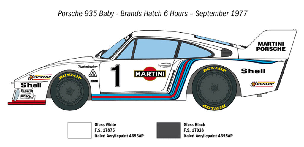 Italeri 1:24 Porsche 935 - 3639