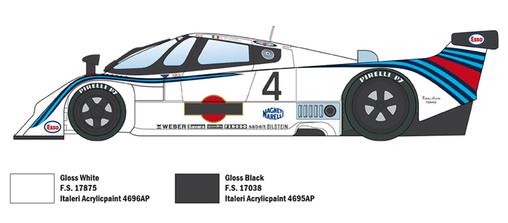 Italeri 1:24 Lancia LC2 Martini - 3641