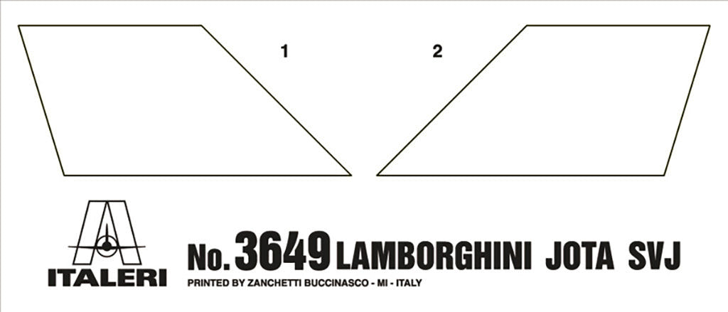 Italeri 1:24 Lamborghini Miura Jota SVJ - 3649