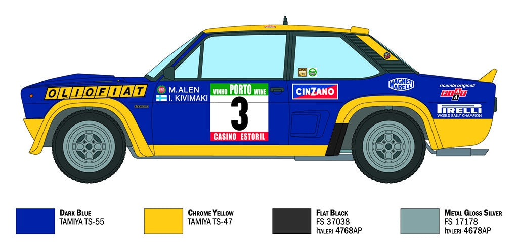 Italeri 1:24 Fiat 131 Abarth Rally Olio Fiat - 3667