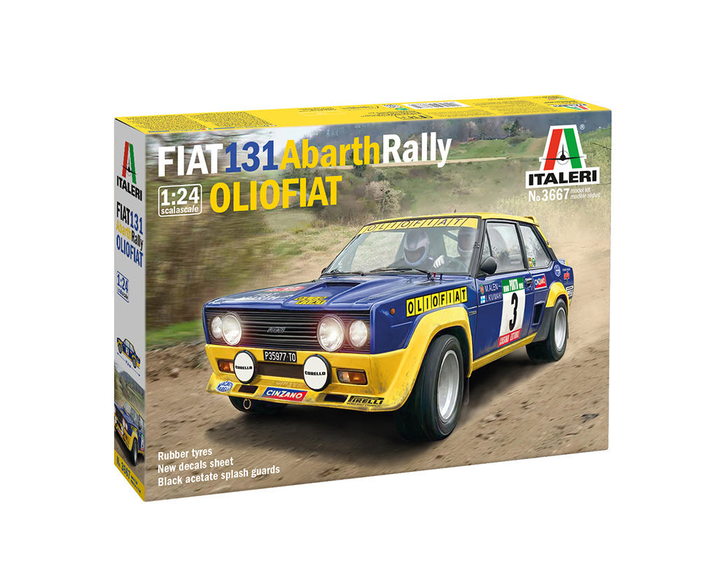Italeri 1:24 Fiat 131 Abarth Rally Olio Fiat - 3667