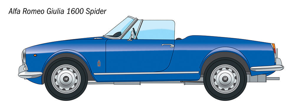 Italeri 1:24 Alfa Romeo Giulia 1600 Spider - 3668