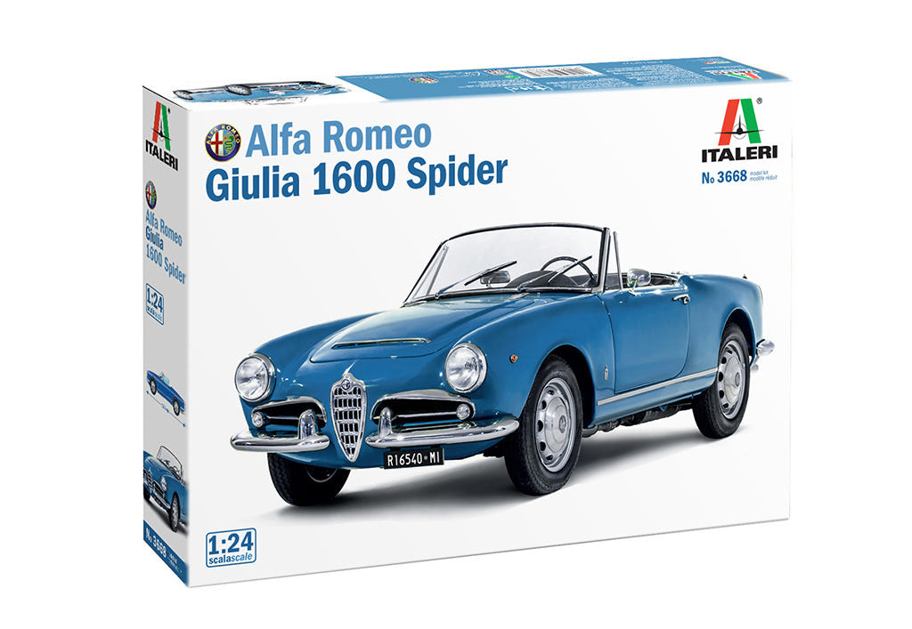 Italeri 1:24 Alfa Romeo Giulia 1600 Spider - 3668
