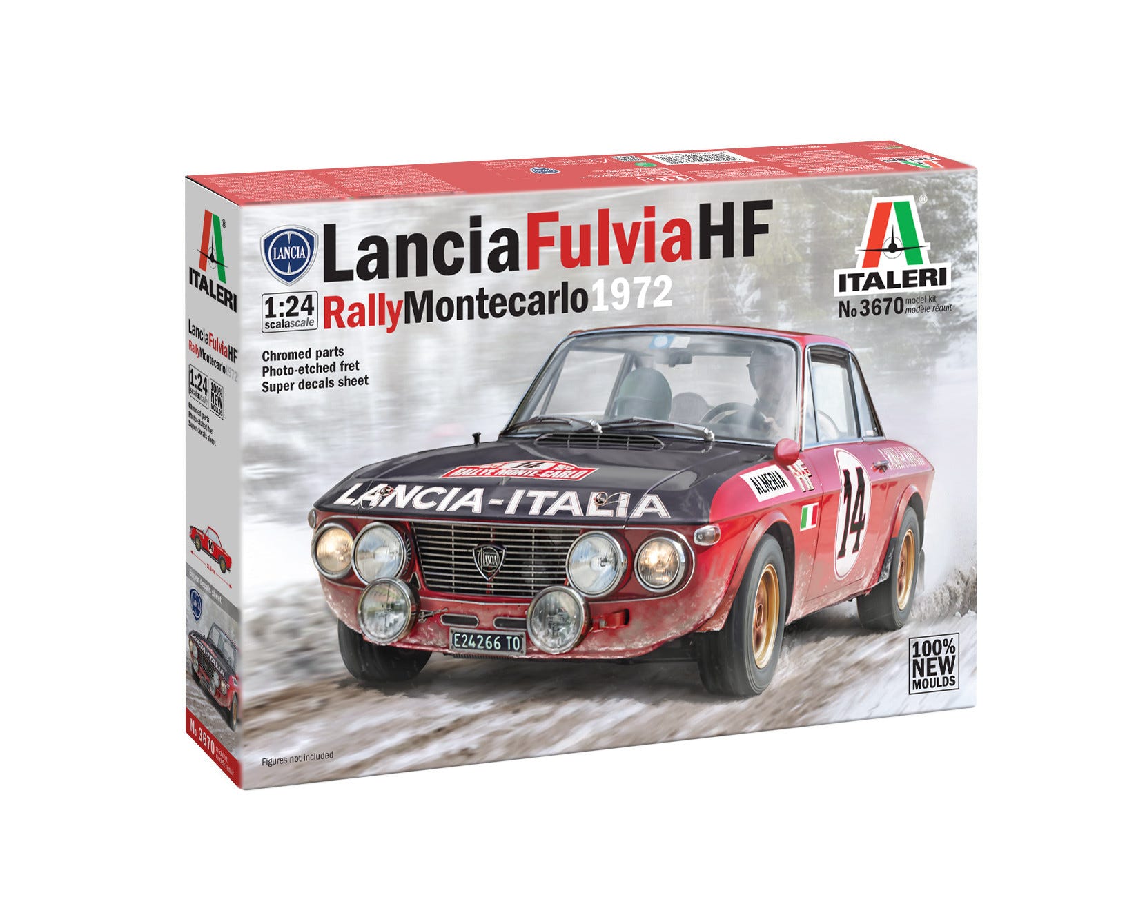 Italeri 1:24 Lancia Fulvia HF Rally Monte Carlo 1972 - 3670