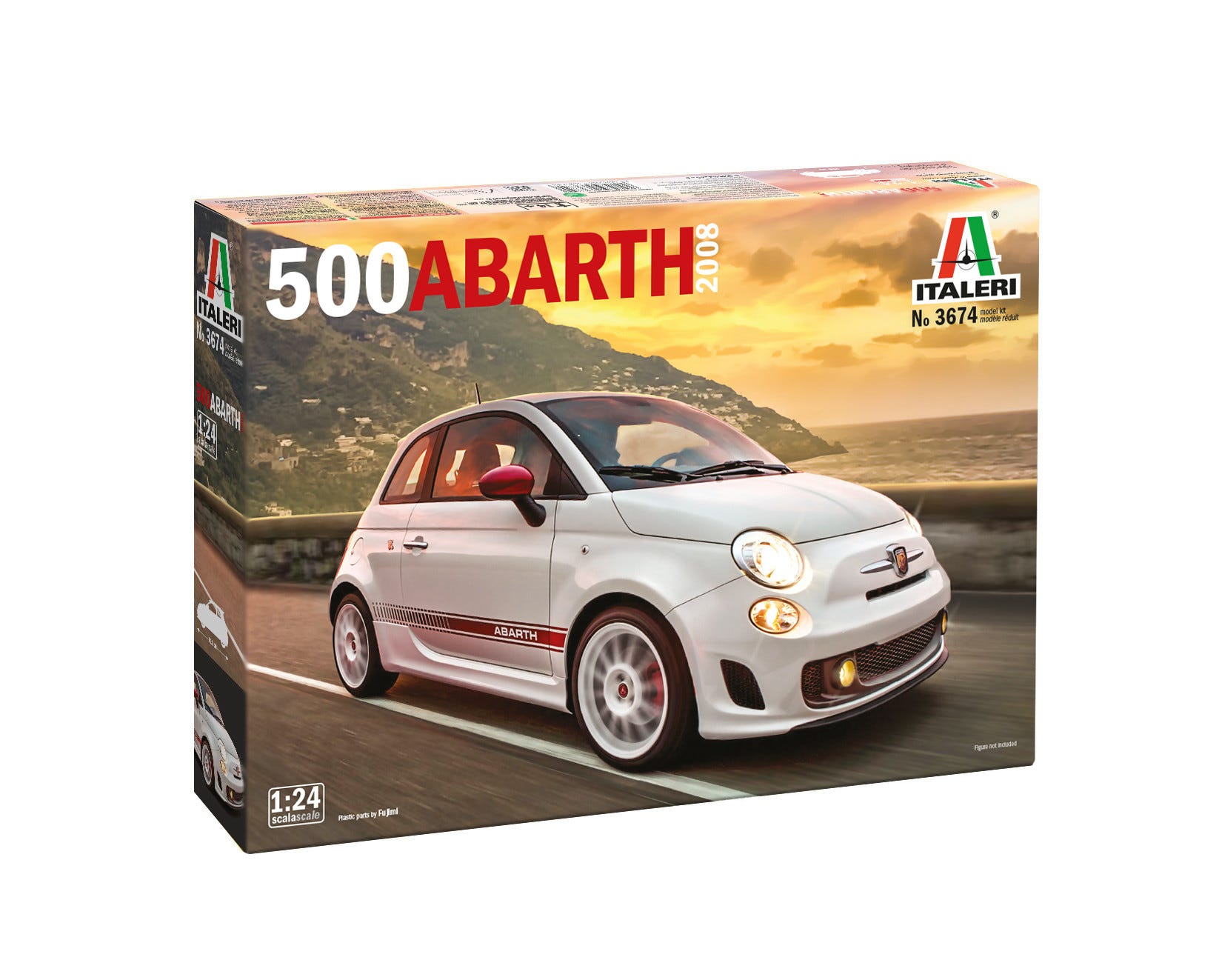Italeri 1:24 Fiat 500 Abarth (2008) - 3674