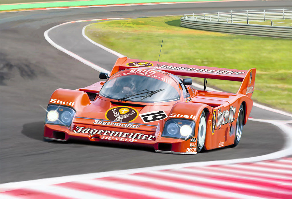 Italeri 1:24 Porsche 956 Jägermeister - 3678