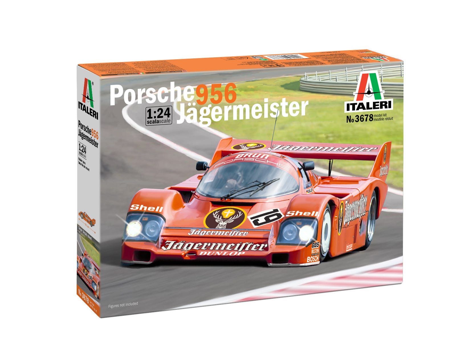 Italeri 1:24 Porsche 956 Jägermeister - 3678
