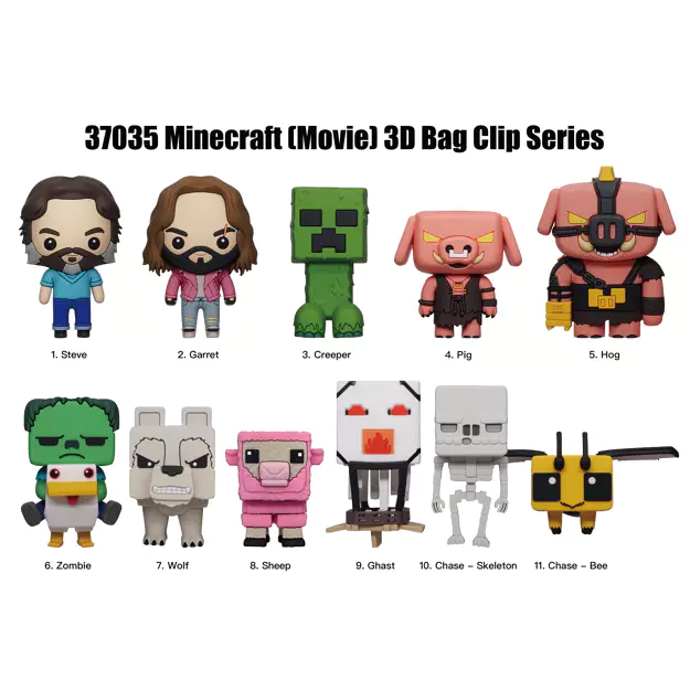 Minecraft Movie Bag Clips - Blind Bags - Loaded Dice