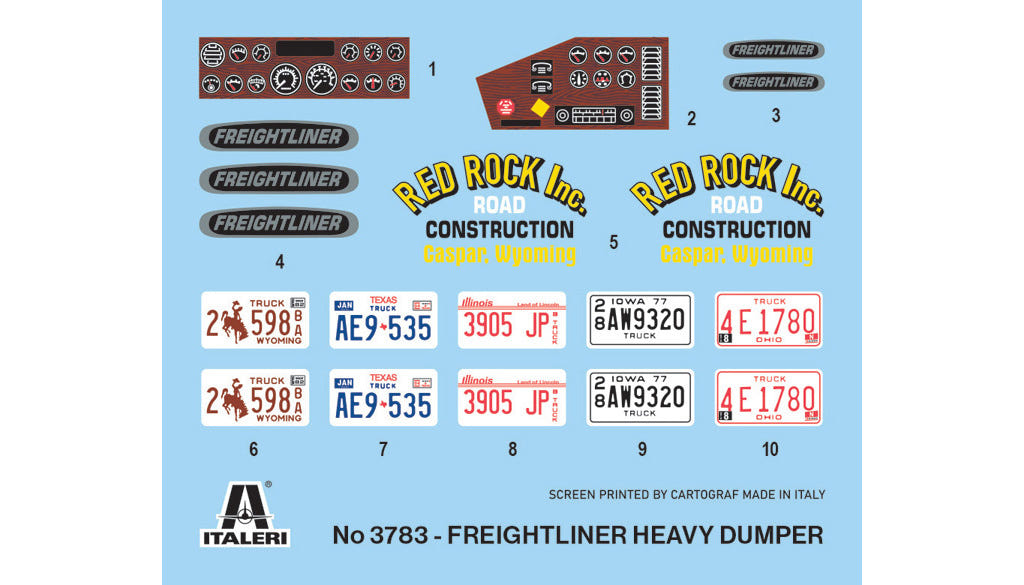 Italeri 1:24 Freightliner Heavy Dumper Truck - 3783