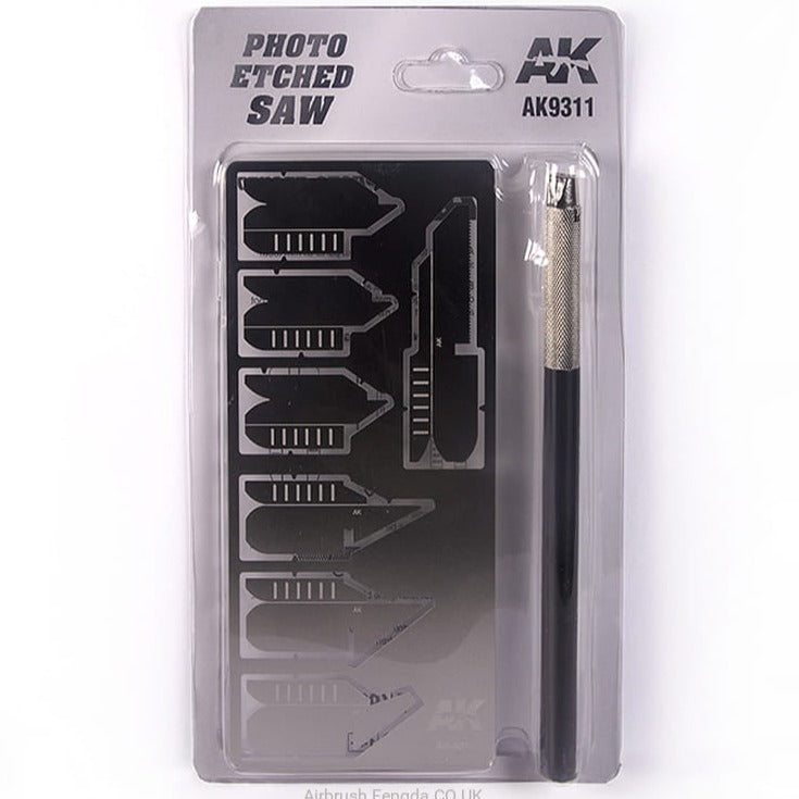 AK Interactive Photo Etched Saw Set. AK9311 - Loaded Dice